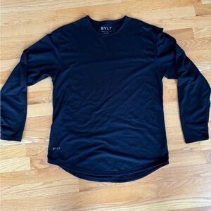 Men’s - BYLT - L - L/S Drop cut - Black